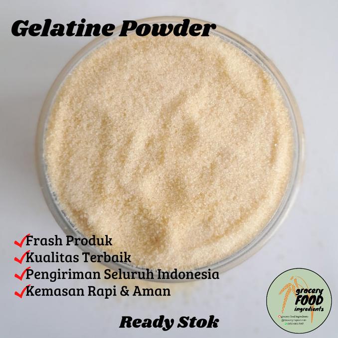 

Gelatine Powder 250gram / Gelatine Bubuk Merek Gelita - Halal TERLARIS