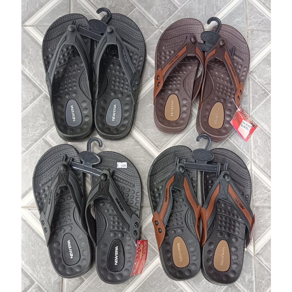 Sandal karet pria / Sandal pria nyaman / Sandal pria New Era / Sendal murah/ Sendal PKU