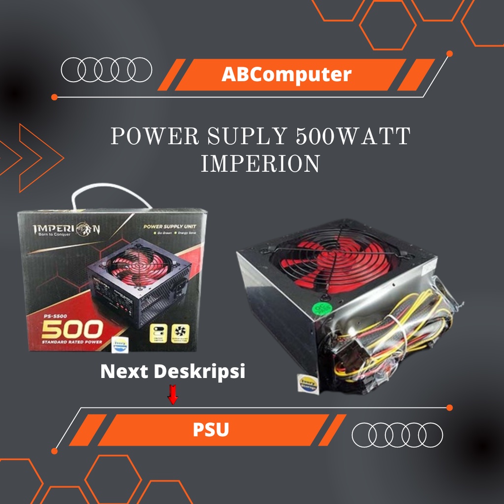 PSU / POWER SUPLY 500WATT IMPERION