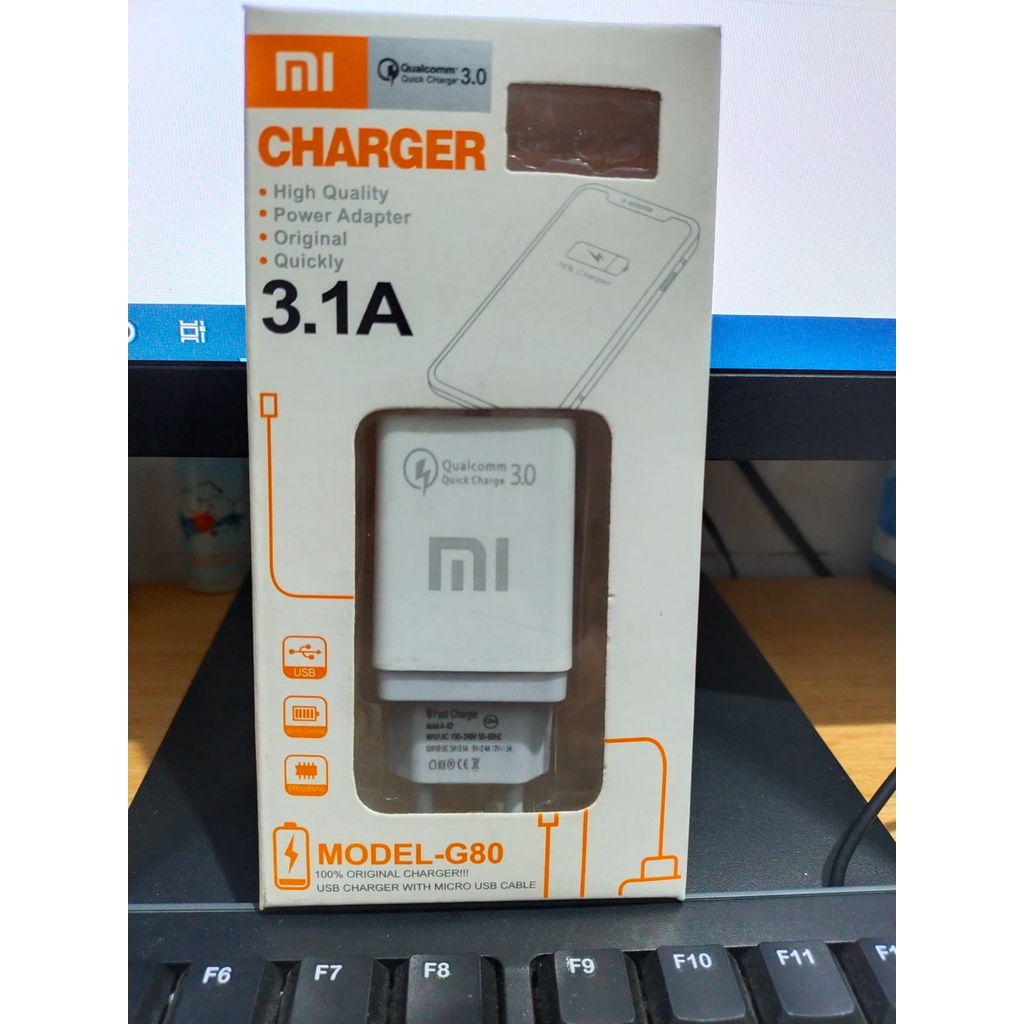 Charger Brand Fast Charging G-80/A-82  Qualcom 3.0 TC Fast Charging G-80/A-82 Micro &amp; Type C 5 Brand