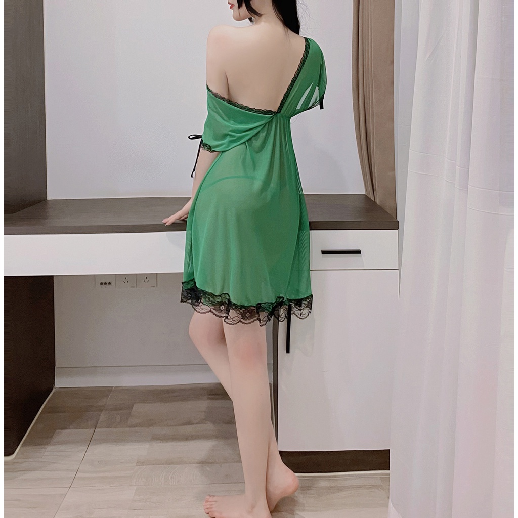 HUES.ID Baju Tidur Pakaian Wanita Lingerie Dress Wanita Import Sleepwear 3129