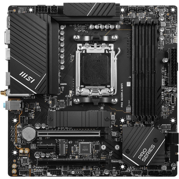 MSI PRO B650M-A WIFI | Motherboard AMD B650 Ryzen AM5