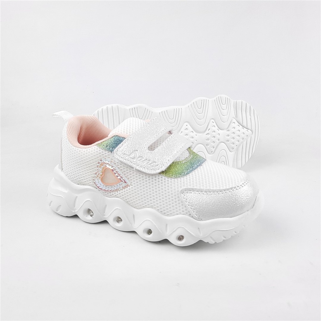 Sepatu Led sneakers anak perempuan Dans Merida 24-31