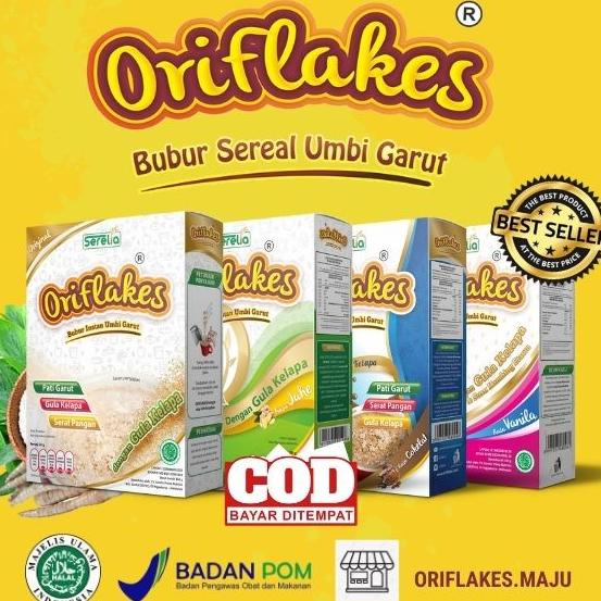 

❅ ORIFLAKES SOLUSI MAAG DAN ASAM LAMBUNG SEREAL UMBI GARUT 350 Gram ✴