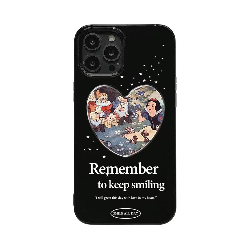 IPHONE Ins Pola Putih Salju Cocok Untuk Iphone14 14pro 14plus 13 13mini 13pro 13prm iPhone12 7Plus 8Plus Xr XS 13 12mini Pro Max Empat Sudut Casing Ponsel Tahan Guncangan