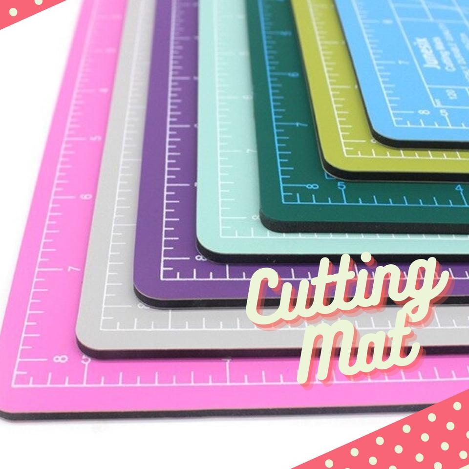 

S94 Cutting Mat A3 A4 A5 / 2 Sisi Sided / Pad Board DIY Tebal 3mm Estetik Aesthetic Foto Self Healing Warna Soft Tosca Abu Grey Pink READY STOCK ク