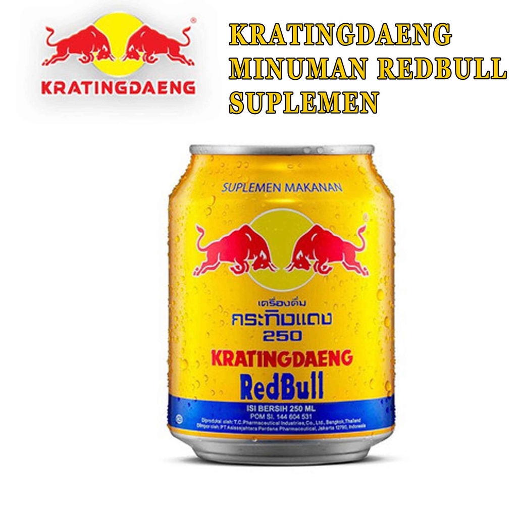 KRATINGDAENG* MINUMAN SUPLEMEN* REDBULL 250ML