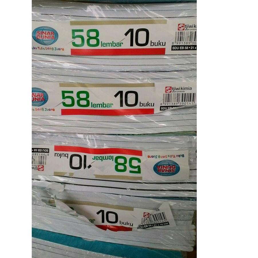 

COD Buku Tulis Bergaris SiDU isi 58 lembar ada 10 buku . .. .