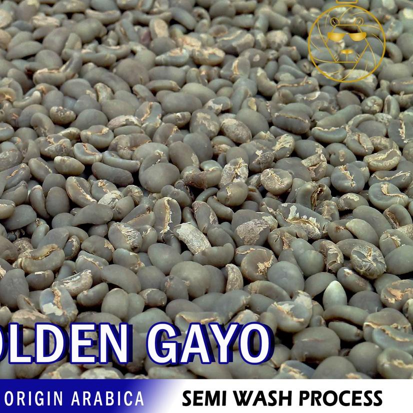 ☪ Bluelion Coffee Aceh Golden Gayo 1 KG Biji Mentah Kopi Single Origin Arabica Green Bean ✮