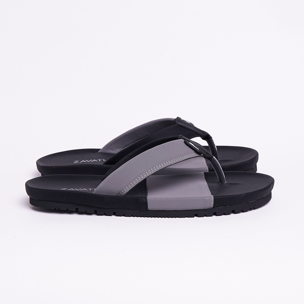 RONA sandal pria warna coklat bahan kulit sintesis ukuran big size 44 45 46 47 48 49 SANDAL PRIA OVE
