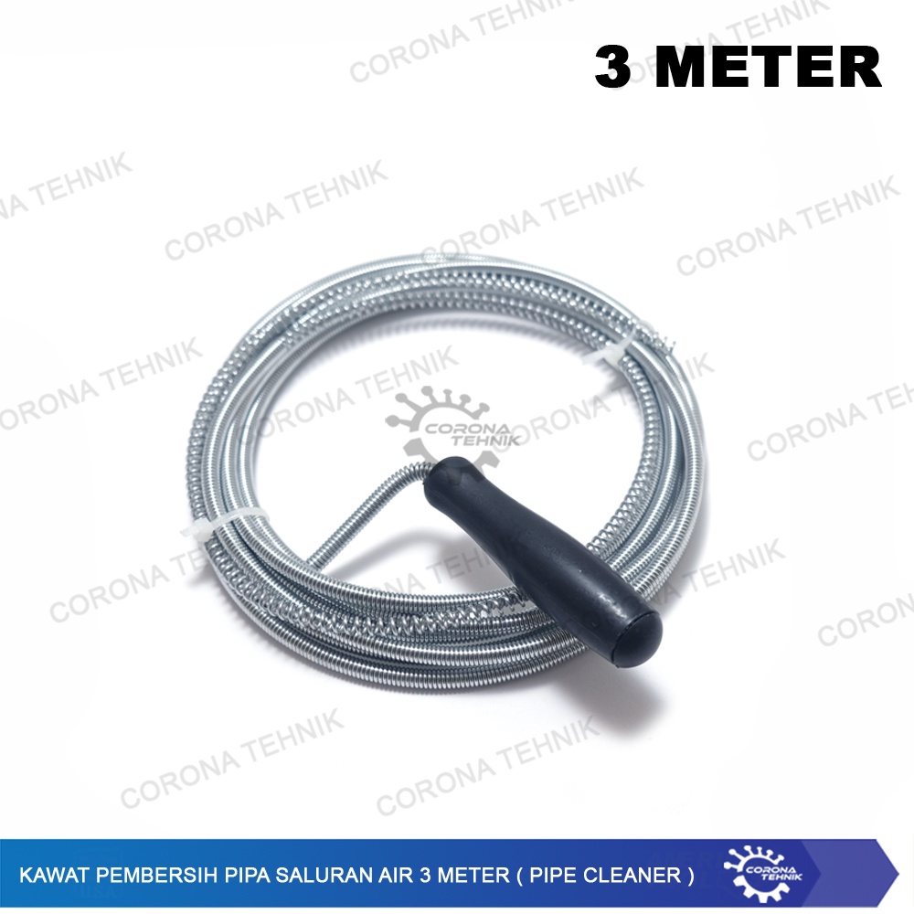 Kawat Pembersih Pipa Saluran Air 3 Meter (Pipe Cleaner)