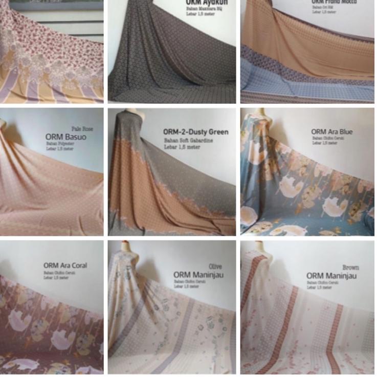 ✓ Diskon kain ORM Ori Ria Miranda Aneka Motif