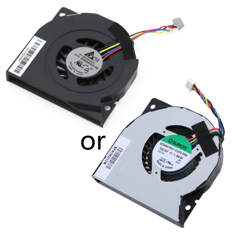 Vivi Untuk DC Brushless Laptop CPU Cooler Fan Untuk NUC NUC5i3RYH NUC5i3RYK NUC5i5RY Untuk DC 5V 0.4A 4pin 4-kabel Notebook