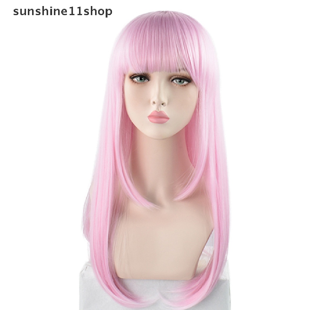 Sho Kaguya-sama: Love Is War Fujiwara Chika Cosplay Wig Rambut Palsu Sintetis Tahan Panas N