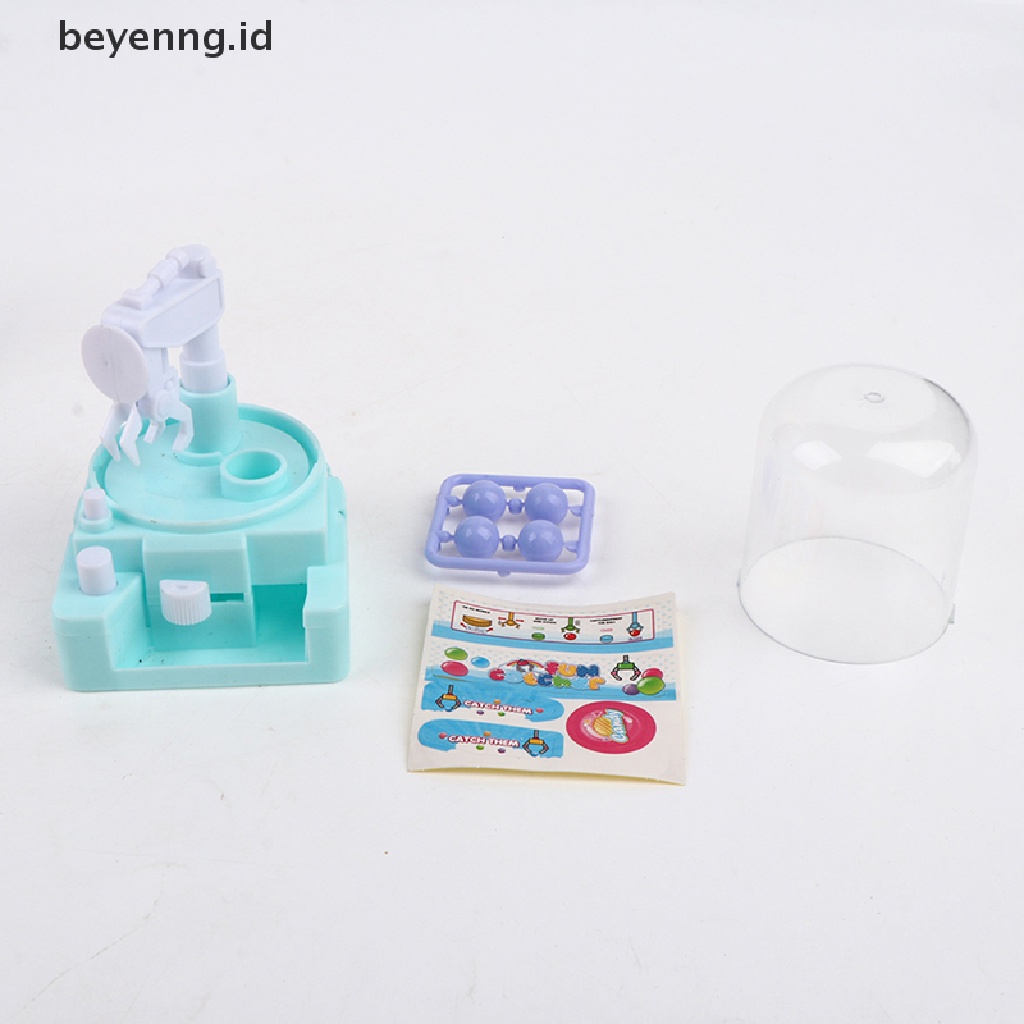 Beyen Mesin Capit Mini Boneka Bola Penangkap Desktop Mainan Interaktif Anak Boneka Klip ID