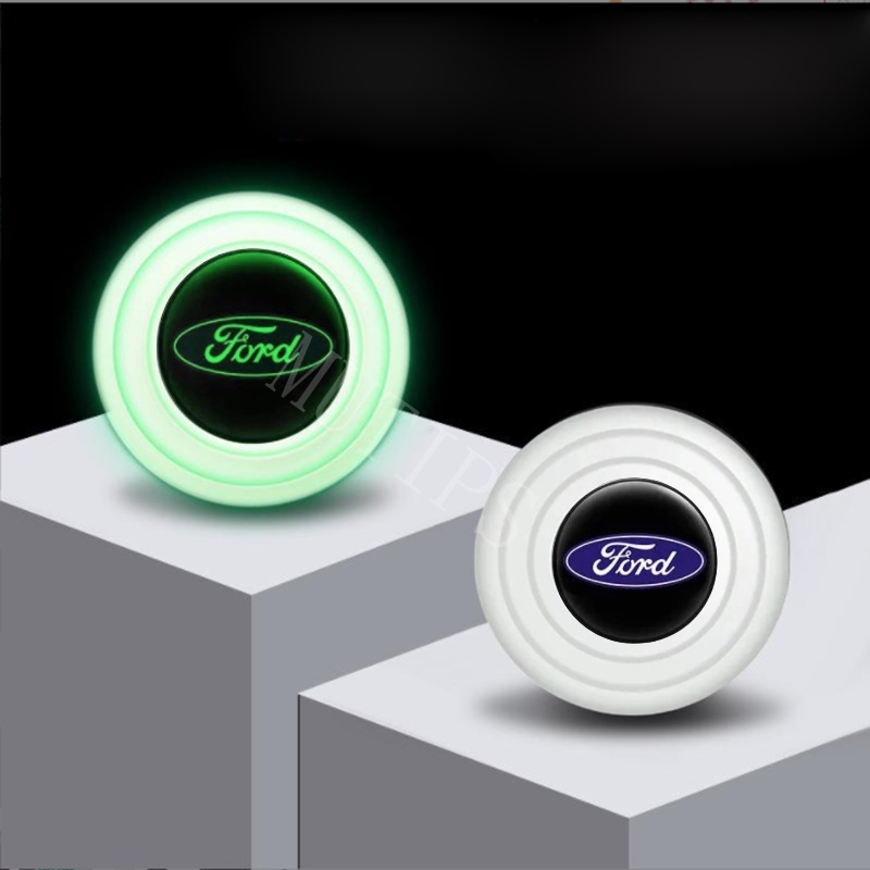 Ford 4 /8 /12 /16Pcs Baru Luminous Type Car Door Trunk Anti Shock Tabrak Pad Silikon Stiker Mengurangi Kebisingan Penyangga Untuk Fokus Everest Fiesta Ranger Ecosport Mustang