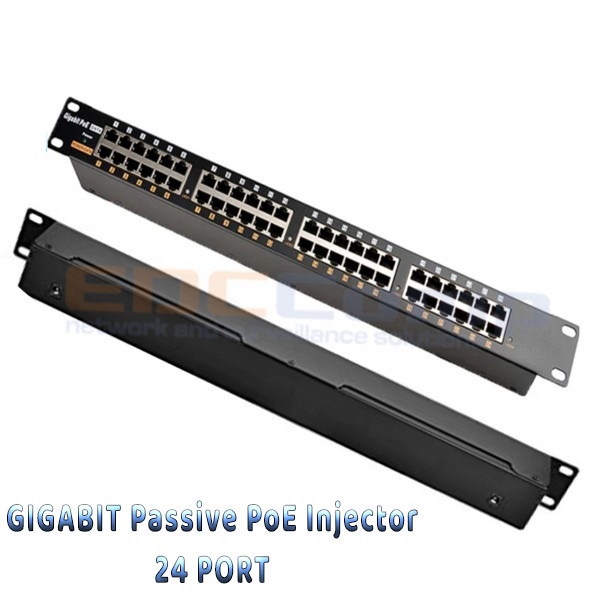 Passive POE Injector 24 Port Gigabit / GIGABIT POE 24 Port