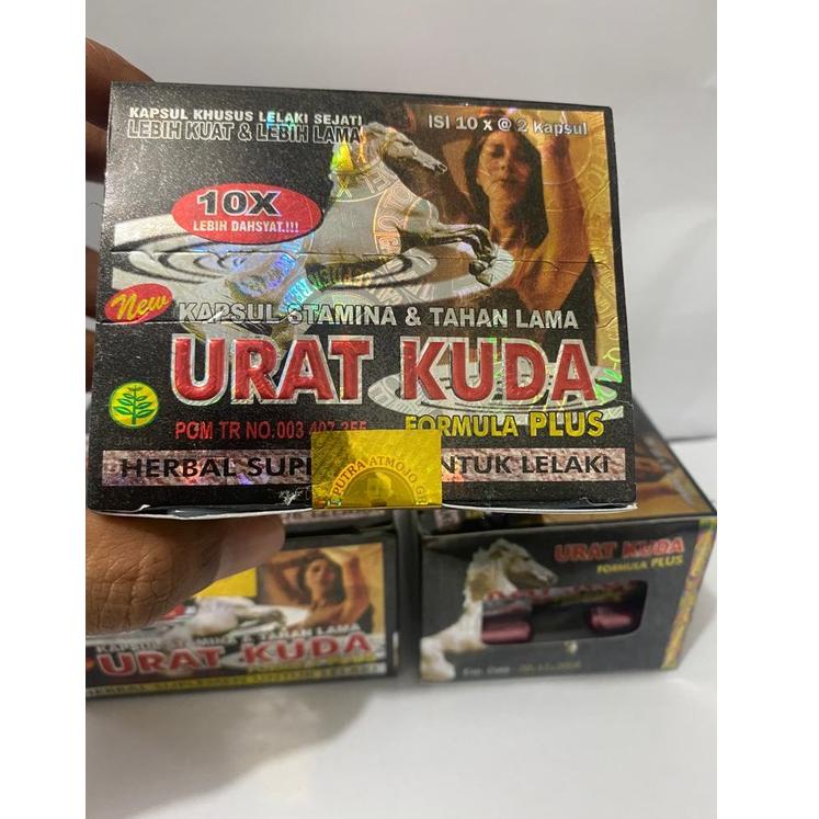 ✔✔SALE✔✔  Urat Kuda 10x Original 1 Box Isi 10 Blister @ 2 Kapsul / UK 10x / Kapsul Khusus Pria Dewas