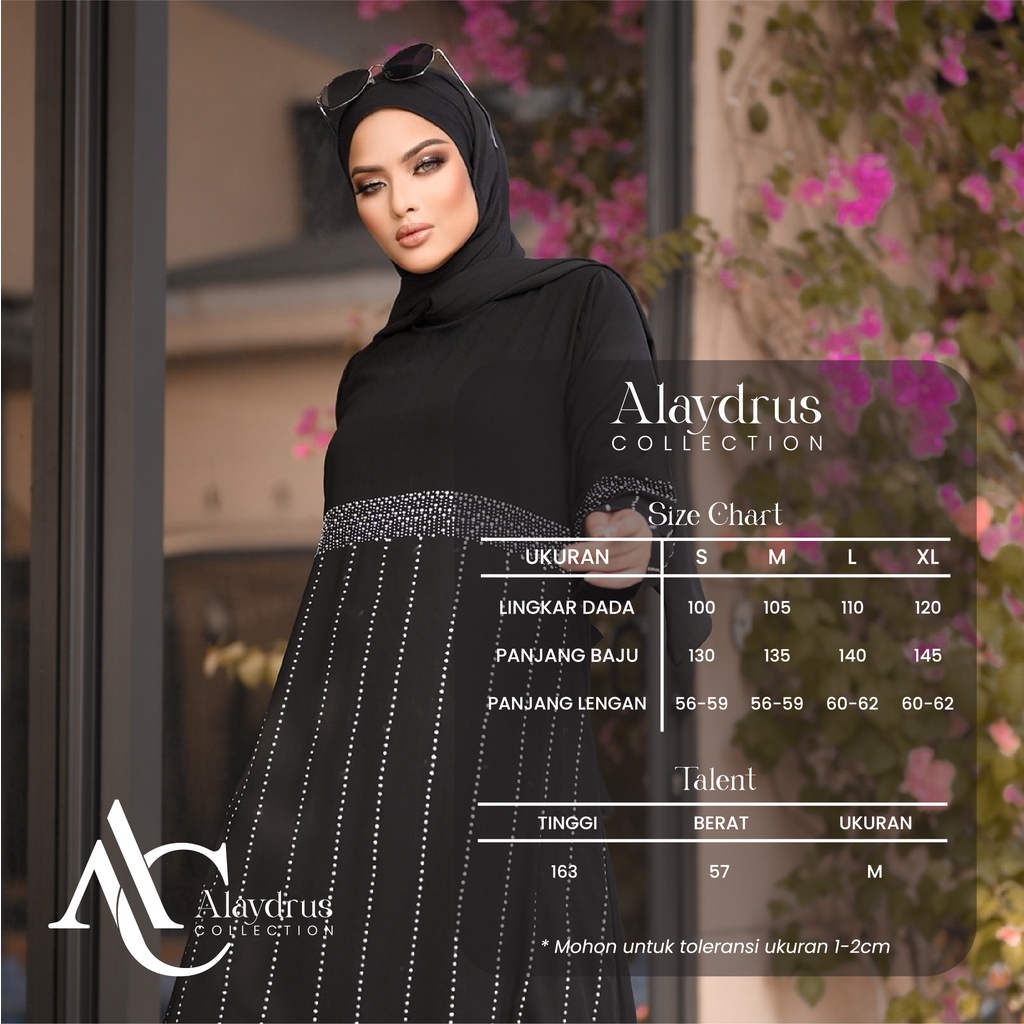 Abaya Gamis Turkey Hitam Muslimah Jubah Arab Saudi Dress Wanita 924