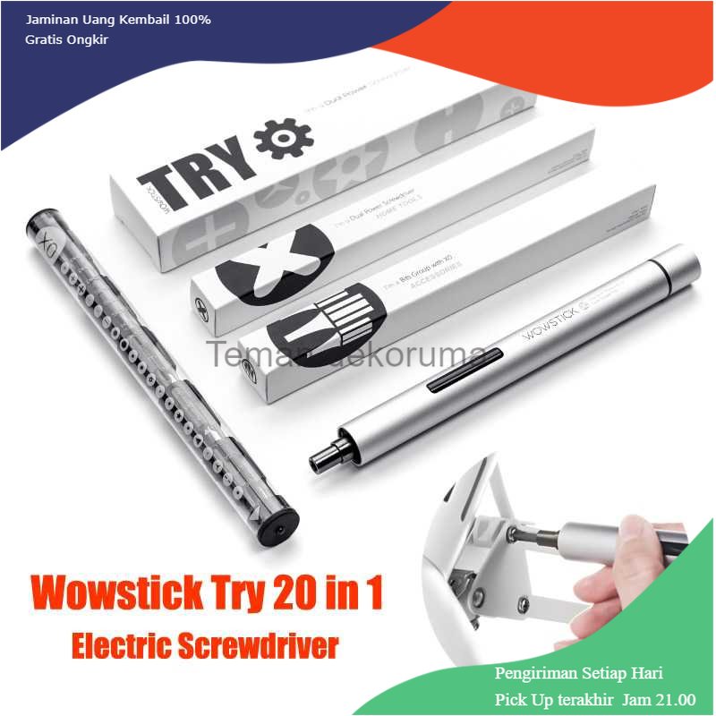 TD - HTA Wowstick Try 20 in 1 Obeng Elektrik Precision Screwdriver