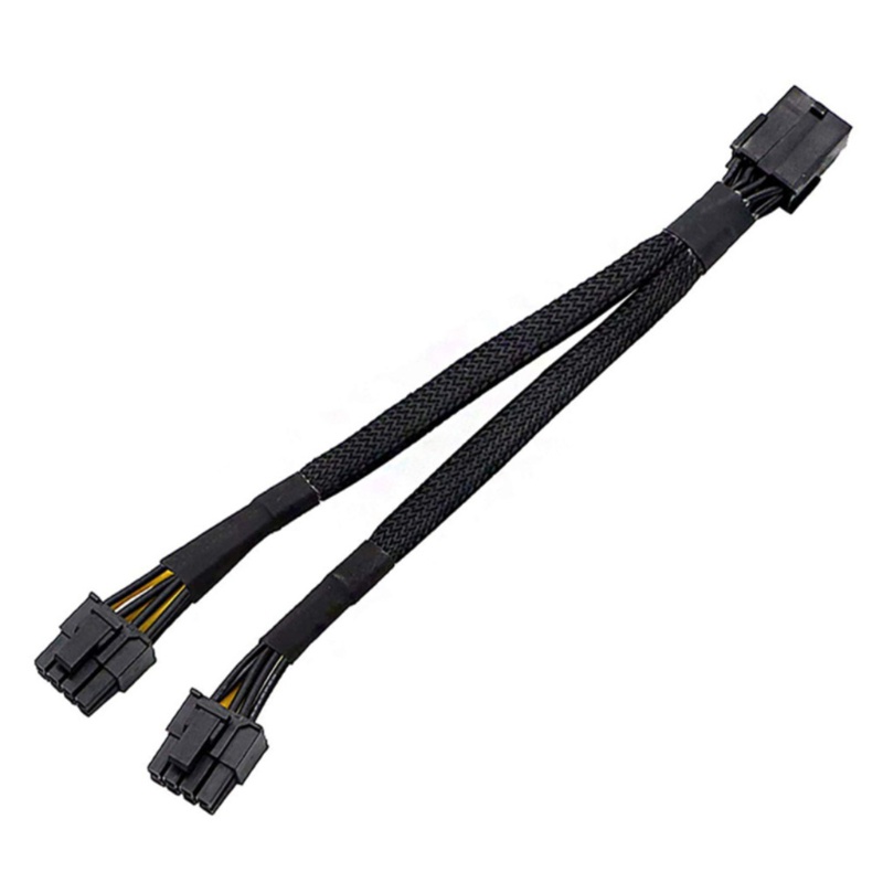 Adaptor Power btsg GPU PCI E 8pin Female to Dual 2x8pin (6+2) Male 7.87in