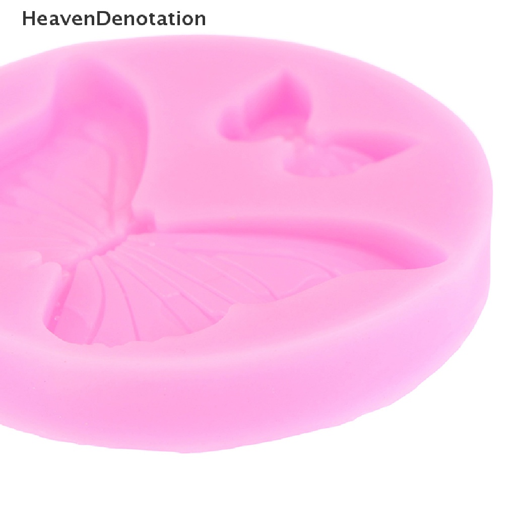 [HeavenDenotation] 1pc Cetakan Silikon Kupu-Kupu Mini Butterfly Cake Mold DIY Desserts Dekorasi HDV