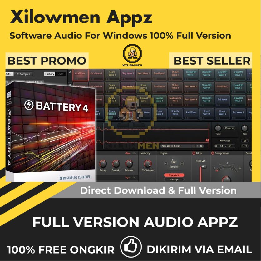 [Full Version] Native Instruments Battery Pro Lifetime Audio Software WIN OS