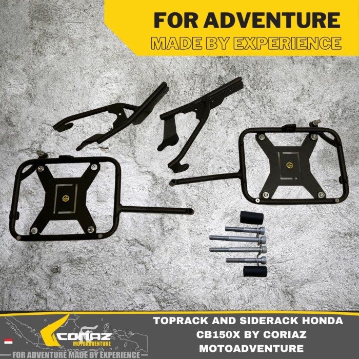Terlaris Bracket Box Atas Dan Samping Honda Cb150X/Cb150R Coriaz Motoadventure