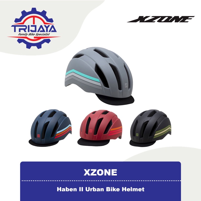 XZone Haben II Urban Bike Helmet Helm Sepeda
