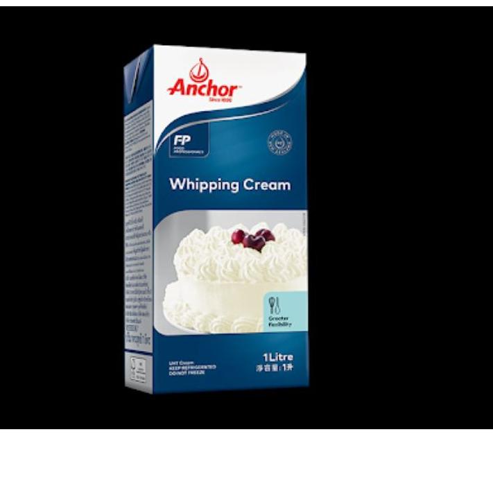 

✮ Whipping Cream Anchor 1 Liter Bisa Order Bareng dengan Gelatin Lembaran whipped cream ℮