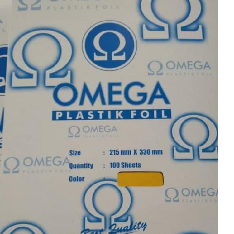 ✯ Plastik foil omega / plastic foil omega / kertas foil omega / foil emas / foil emas omega / plasti
