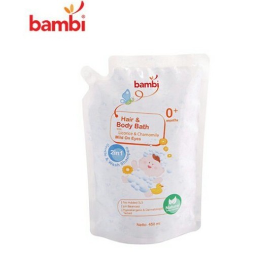 Bambi Hair &amp; Body Bath with Licorice &amp; Chamomile Refil 450 mL