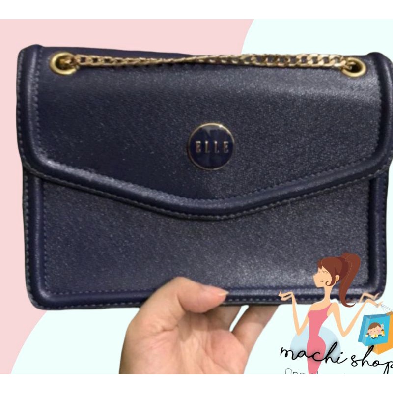 *Tas elle warna biru second preloved