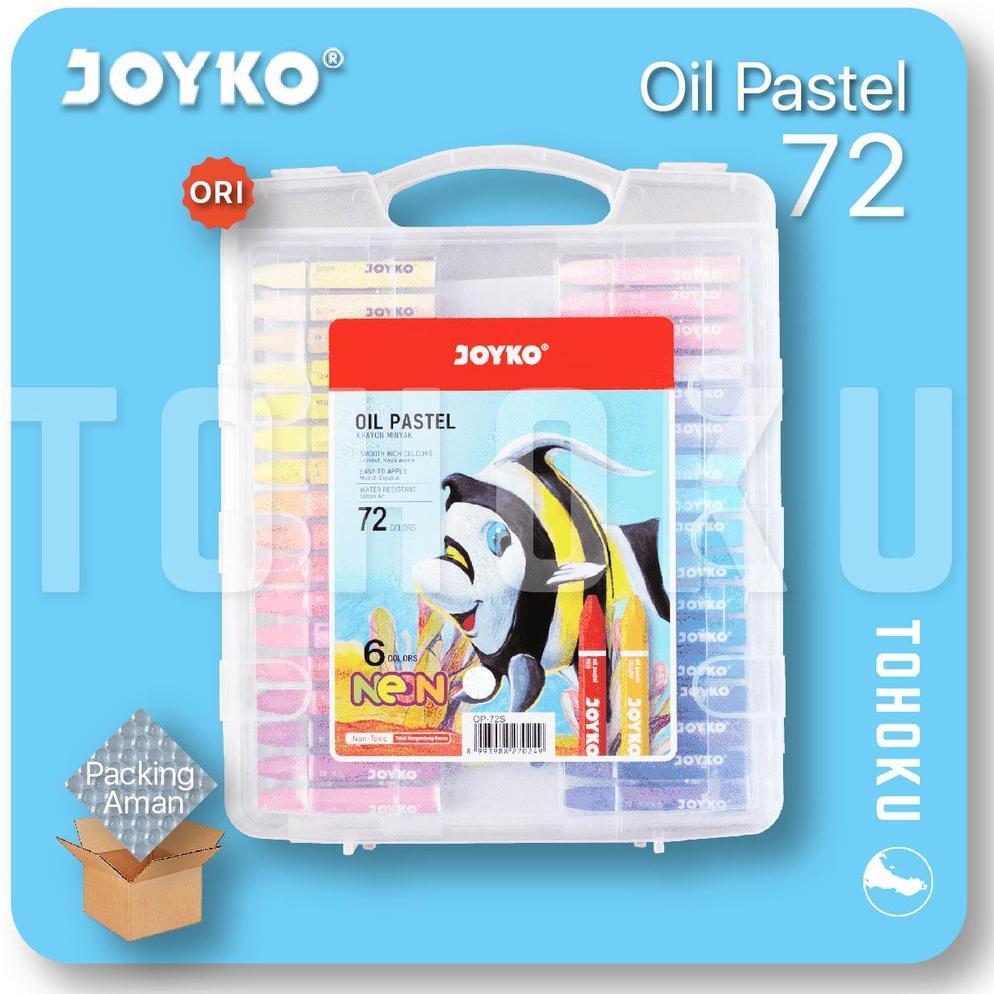 

V38 Joyko Oil Pastel 72 Warna - Crayon 72 Warna BARANG TERUPDATE ル