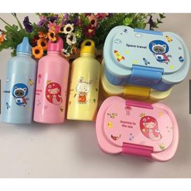 Lunch Box 558 / Kotak makan Set Anak Karakter