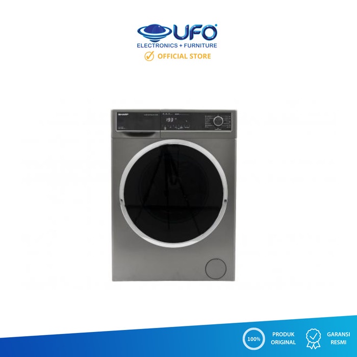 Sharp Mesin Cuci Front Loading 9 Kg ESFL1490BTX