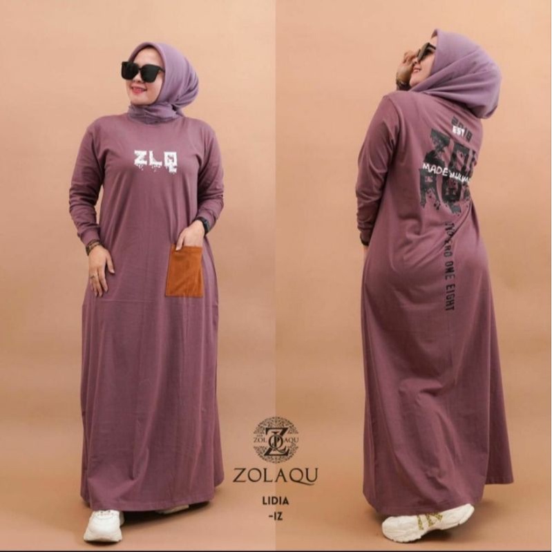 Ready Gamis ZOLAQU Original terbaru Matt Combed