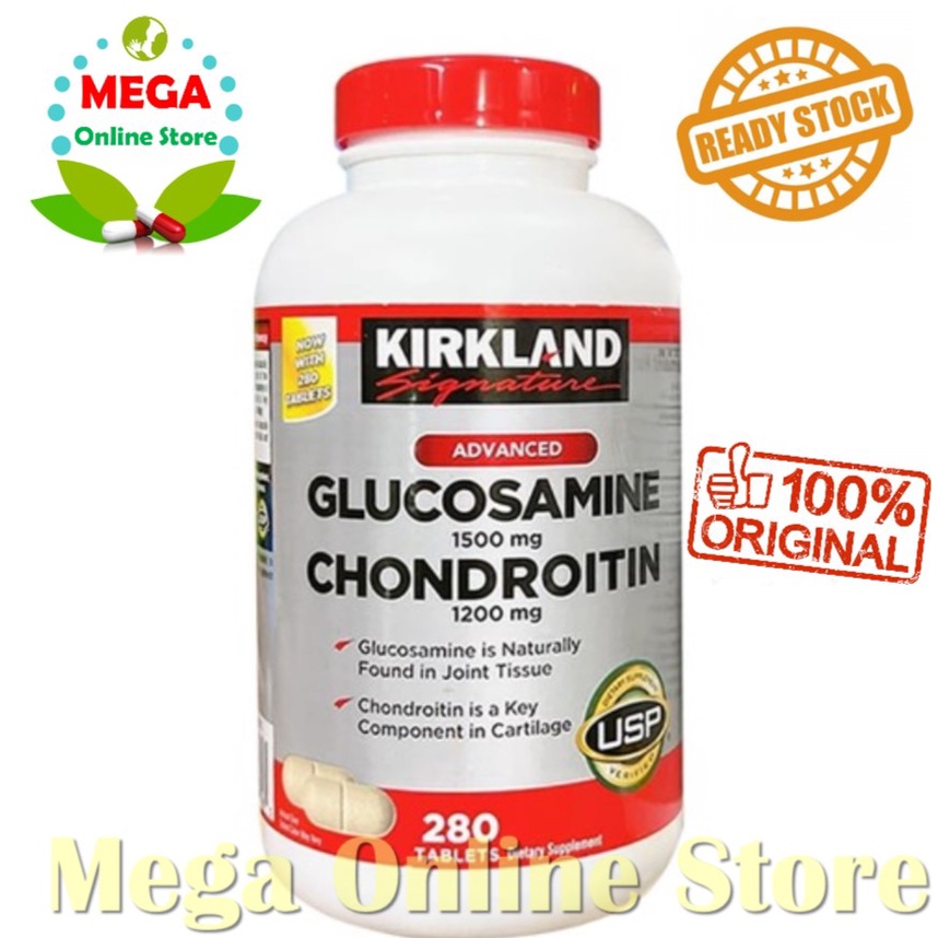 Kirkland Signature Advanced Glucosamine 1500 mg Chondroitin 1200 mg 280 TABLET