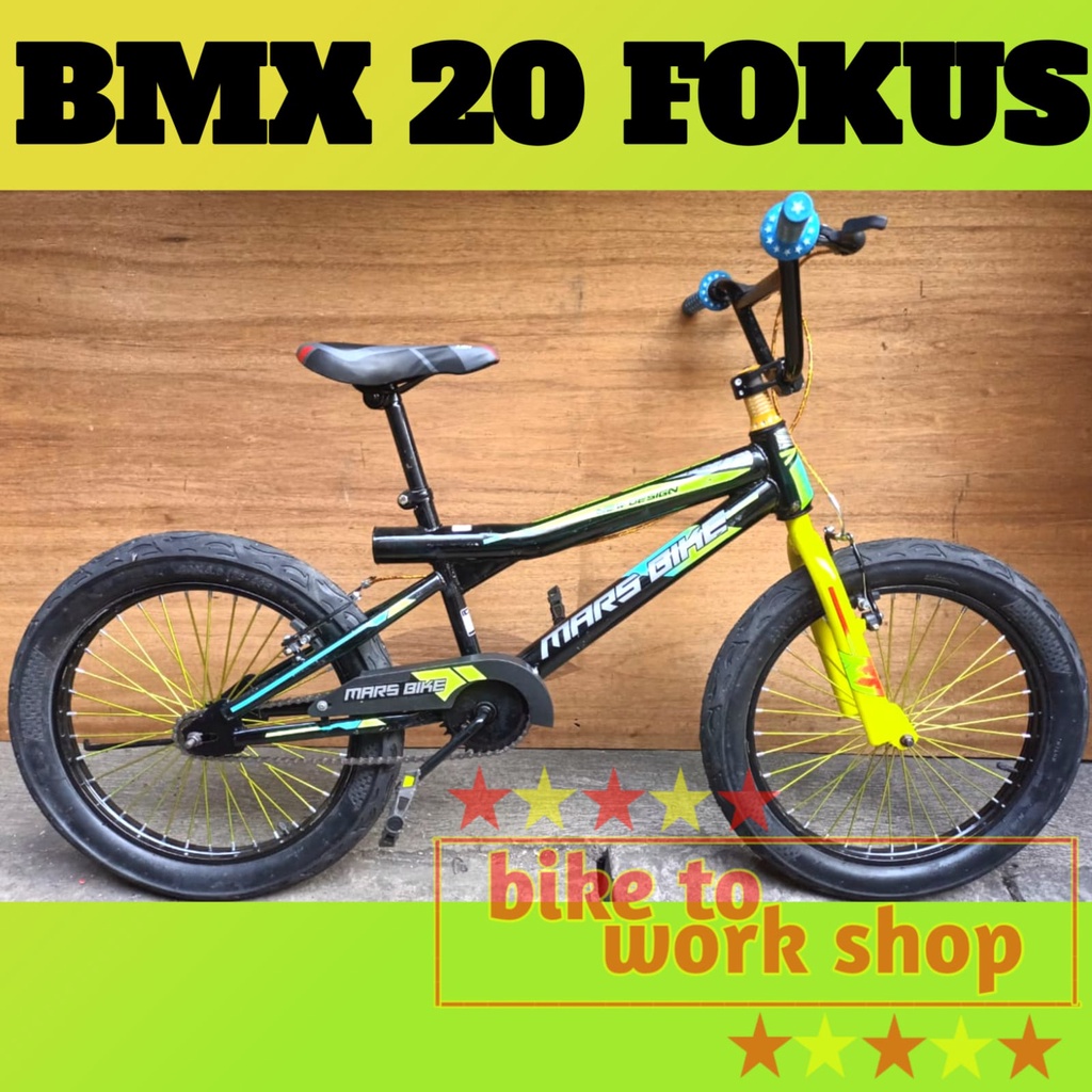 SEPEDA BMX 20 MARS BIKE FOCUS BAN JUMBO 3.0 ANAK LAKI