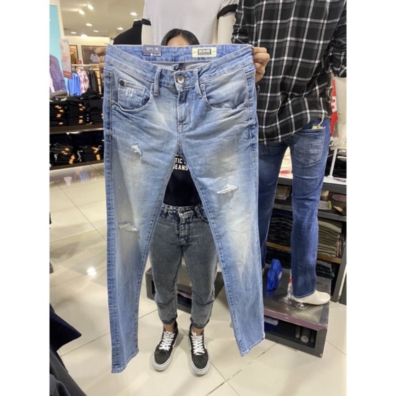 Jeans Pria Skinny F5 Series Light Blue - Bombboogie