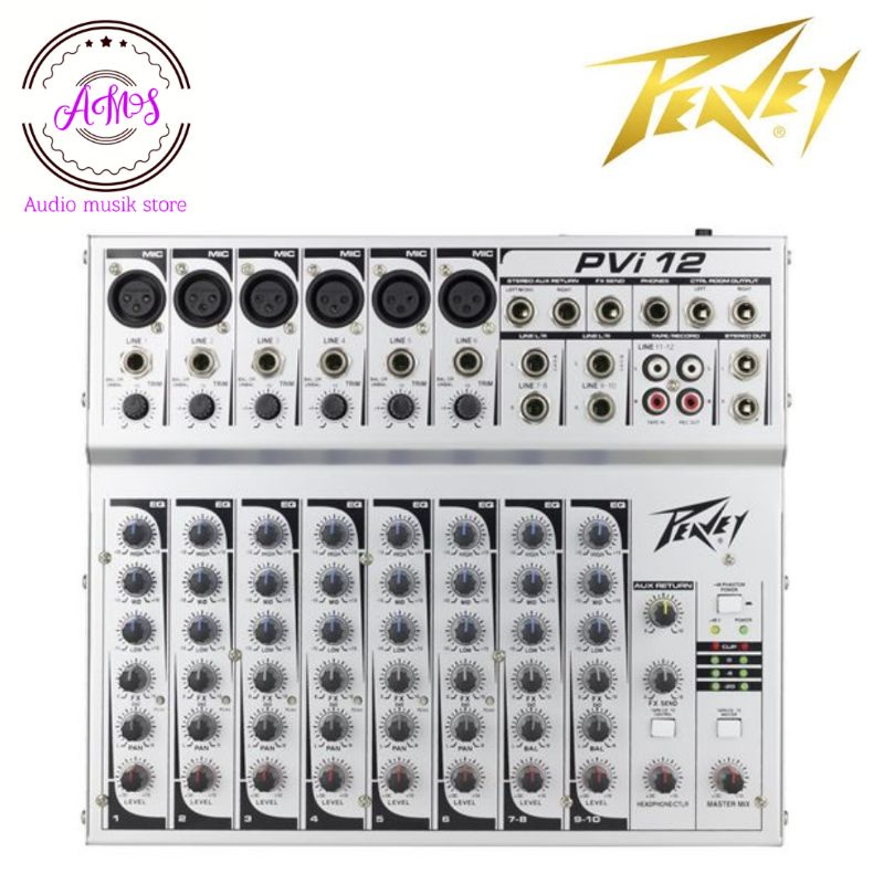 MIXER AUDIO ANALOG 6 CH PEAVEY PVi 12 ORIGINAL/PEAVEY PVi12 ORIGINAL