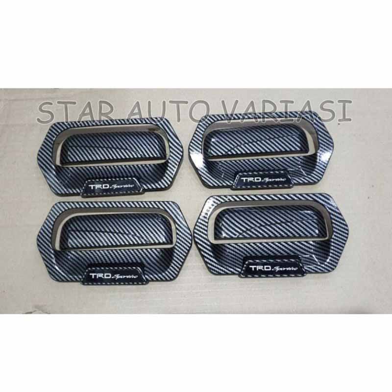 Paket handle+outer TRD carbon Agya/Ayla.