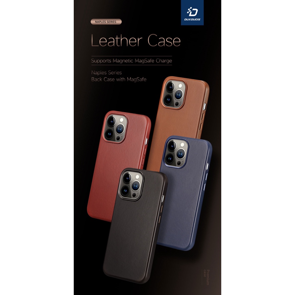 DUX DUCIS NAPLES Leather Case Magsafe iPhone 13 Pro Max 13 13 Pro