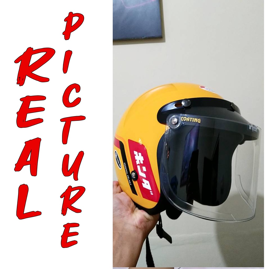 Helm Bogo Motif Series Honda Gank GL PREMIUM / Helm Pria Dan Wanita Dewasa COD