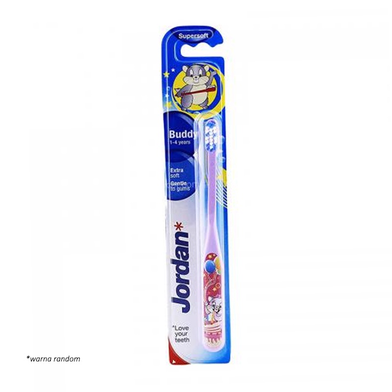 Jordan Kids Toothbrush Buddy Supersoft - Sikat Gigi Anak (1-10 tahun)