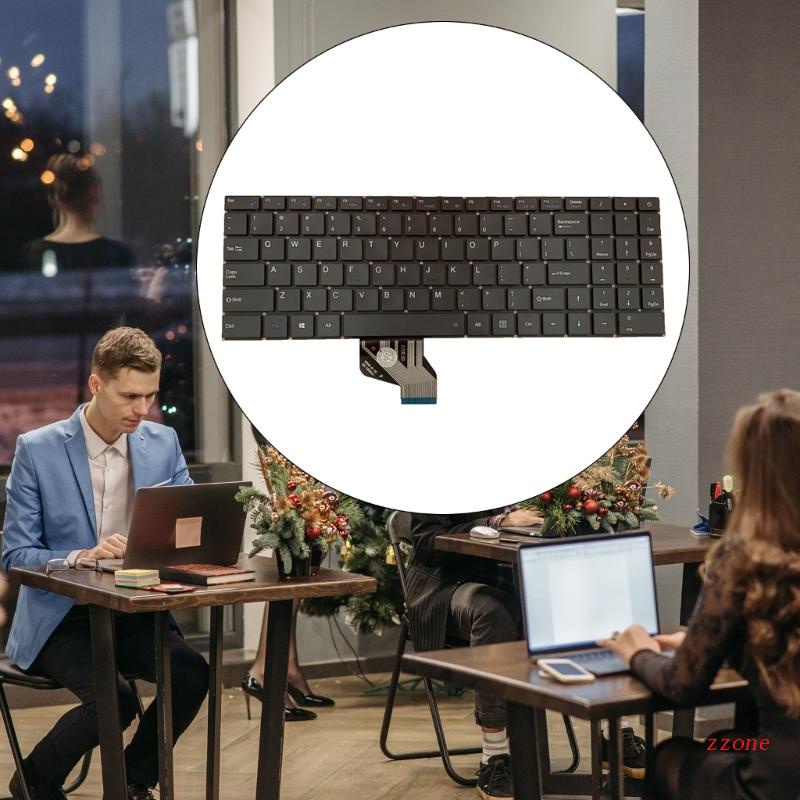 Zzz US Aksesoris Keyboard Tepi Hitam Inggris Untuk Notebook HASEE KINGBOOK X5-2020A3