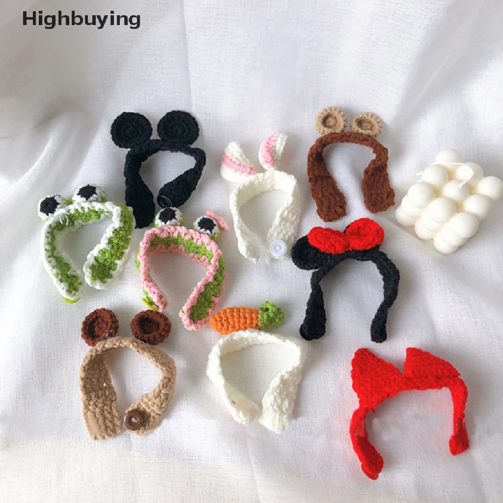 Hbid Lucu Wol Buatan Tangan Hewan Gelang Knitg Crochet Telinga Kelinci Wortel Katak Gelang Fashion Perhiasan Untuk Siswa Menenun Tangan Tali Glory