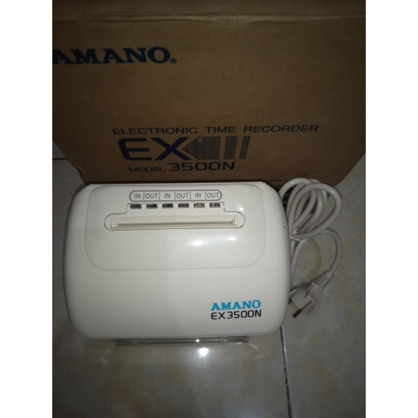 Amano EX-3500 N Mesin Absen Ceklok - Mesin Absen Manual