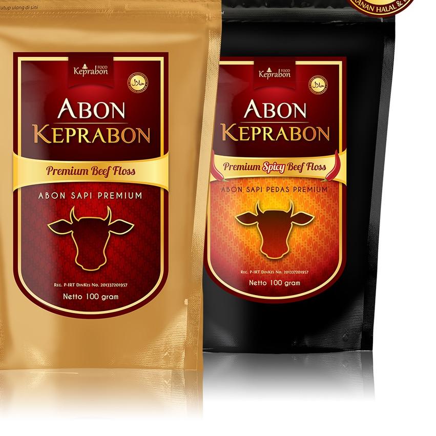 

☼ ABON KEPRABON - Abon Sapi Premium - Daging Sapi Original - Pedas dan Manis (Beef Floss) ❄