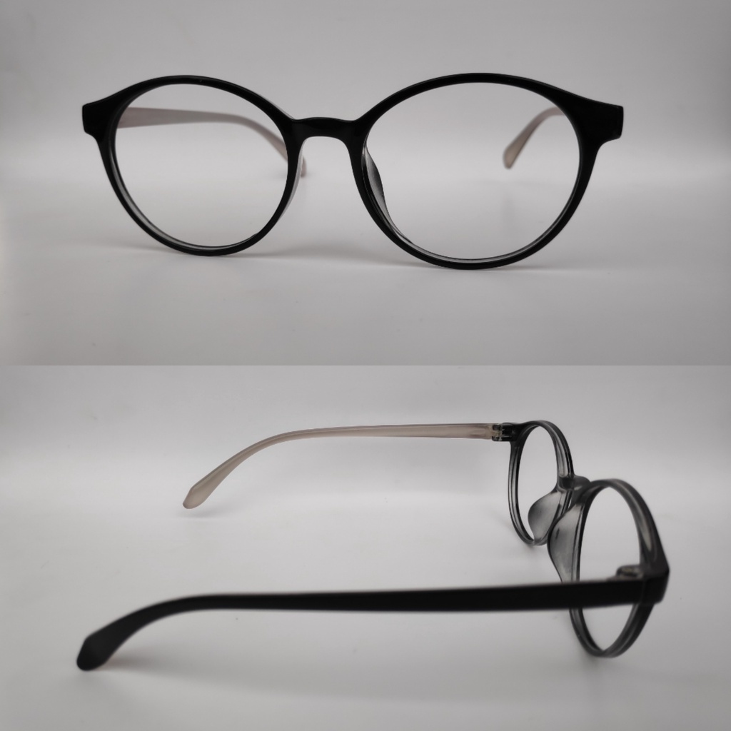 Kacamata 19949 Lensa ANTI BLUERAY BLUECROMIC Kacamata Murah Anti Radiasi Kaca Mata Minus Wanita Pria / Eyeglass / BS